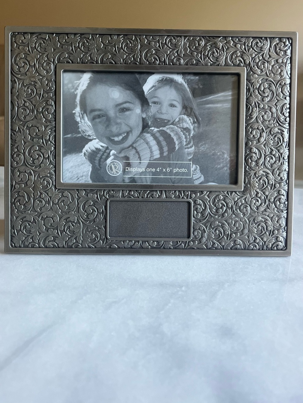 Things Remembered Ornate Metal Picture Frame in Silver-Gray